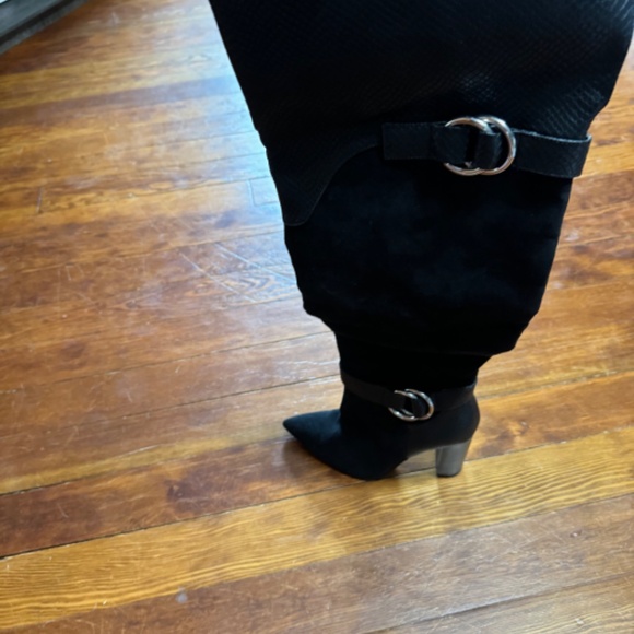 Sexy. Lack Knee High Boote - Picture 3 of 4